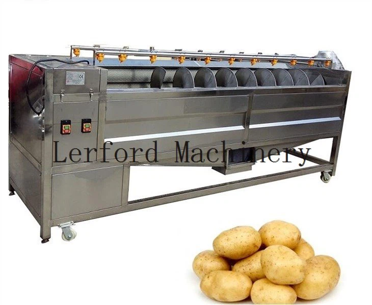 potato washing and peeling machine